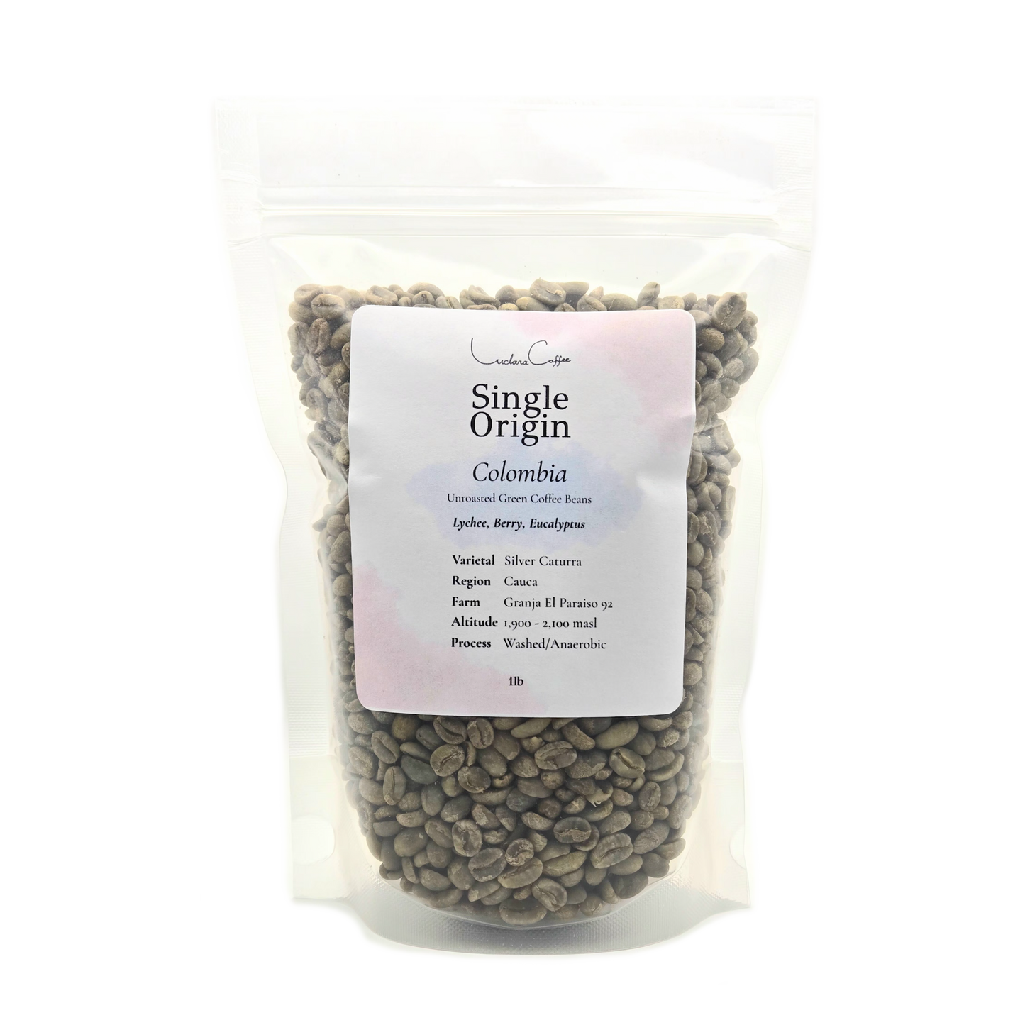 Green Coffee Beans Single Origin Colombia - Caturra