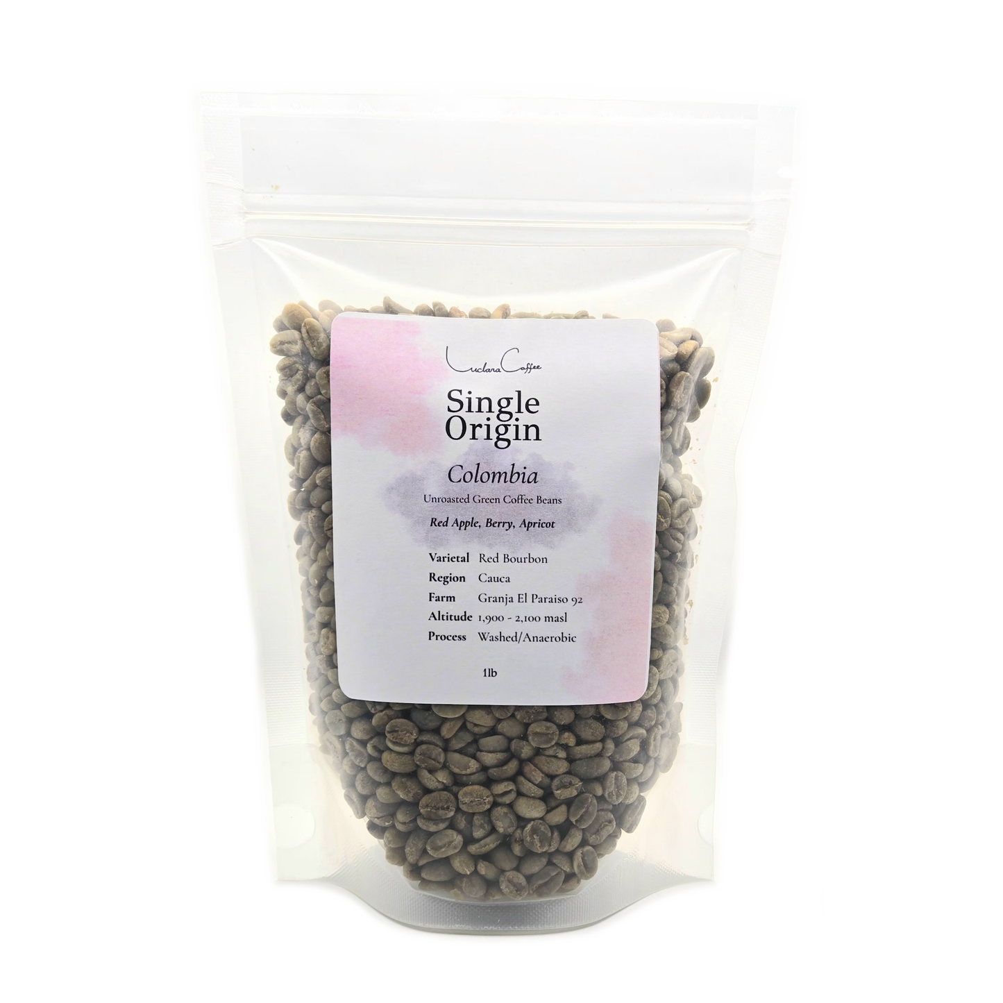 Green Coffee Beans Single Origin Colombia - Red Bourbon