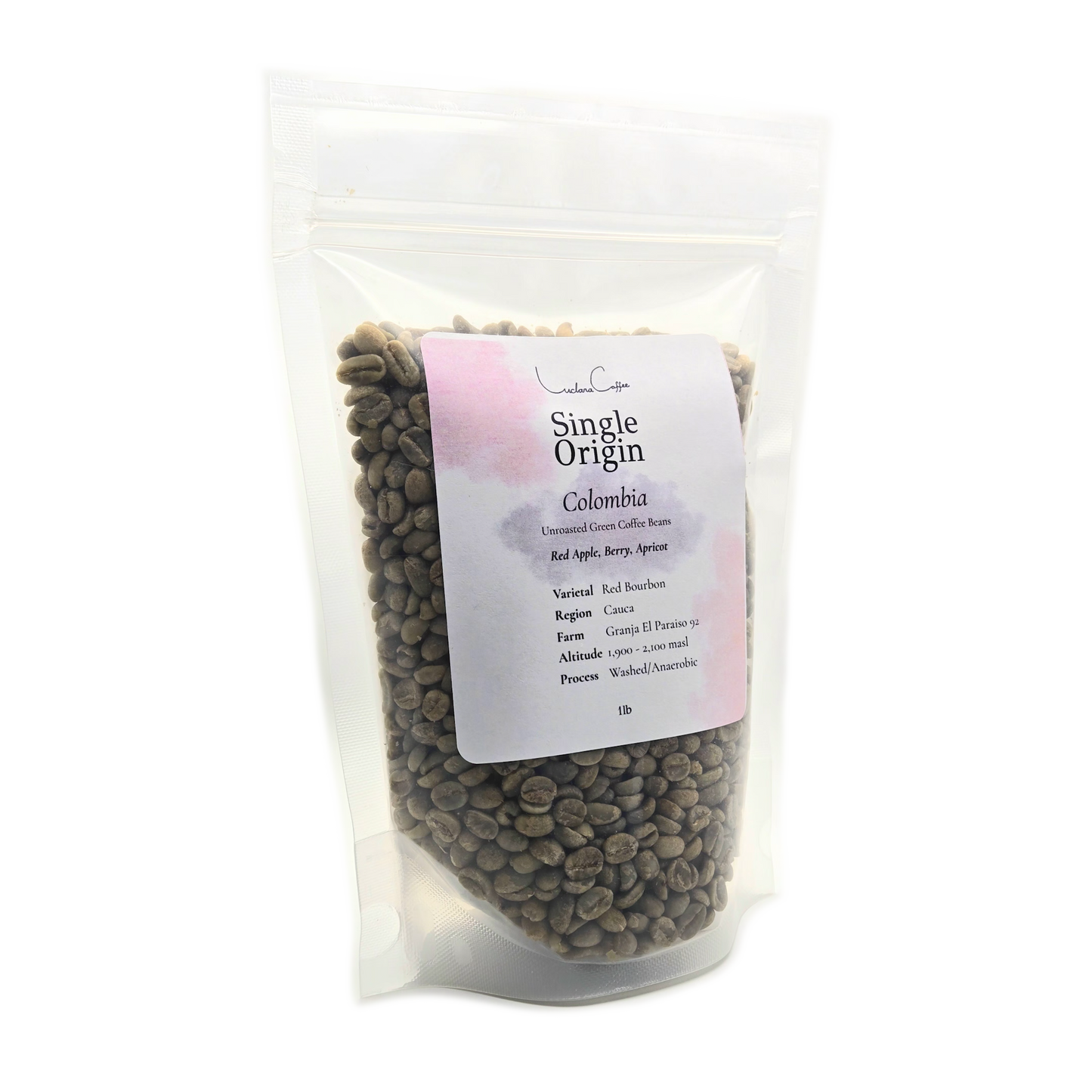 Green Coffee Beans Single Origin Colombia - Red Bourbon